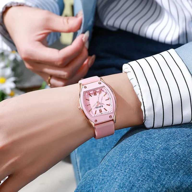 New Arrival Fashion Quartz Watches For Women With Silicone Band