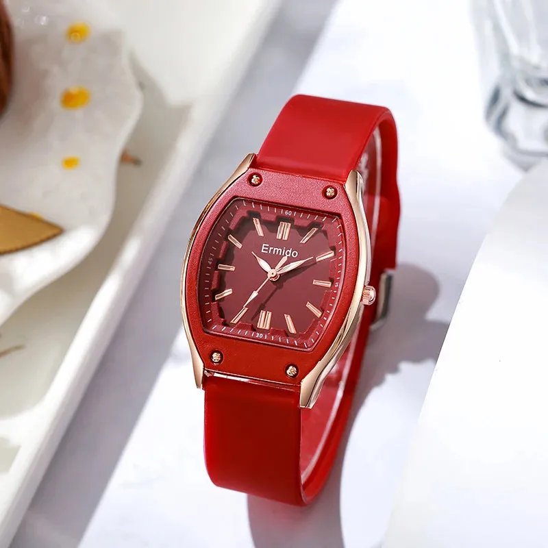 New Arrival Fashion Quartz Watches For Women With Silicone Band