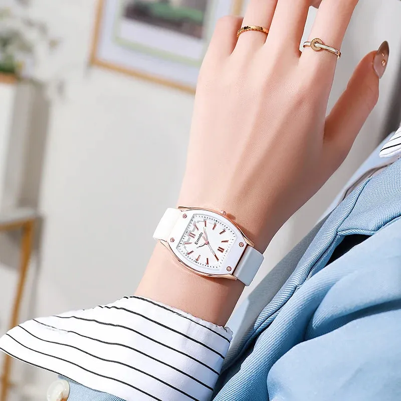 New Arrival Fashion Quartz Watches For Women With Silicone Band