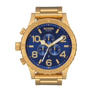 Nixon - 51-30 Chrono Watch Gold/Blue Sunray/Gold
