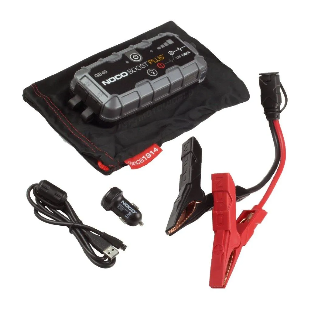 NOCO GB40 BOOST PLUS 1000A UltraSafe Lithium Jump Starter