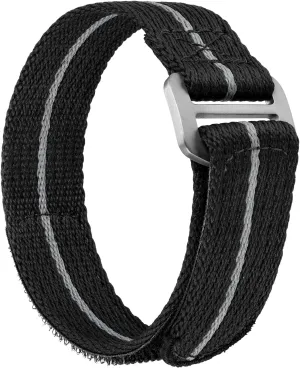 Nylon Watch Band Hook and Loop Fastener Watch Strap 20 MM 22 MM with Titanium Buckle Soft Fabric Adjustable Strap