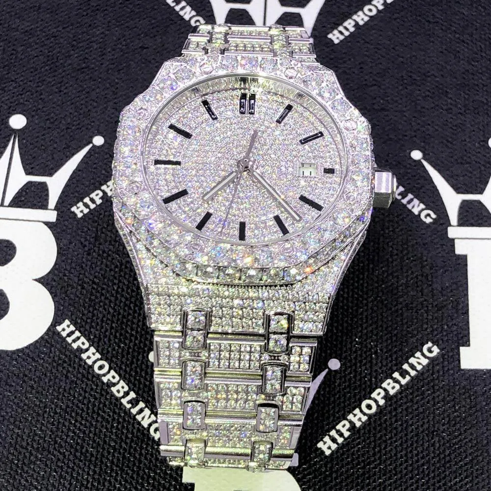 Octagon Full CZ Big Bezel Bling Bling Watch