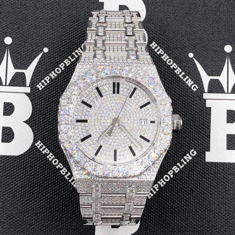 Octagon Full CZ Big Bezel Bling Bling Watch