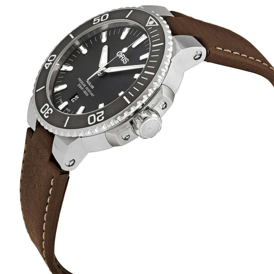Oris Aquis Automatic Black Dial Men's Watch 01 733 7730 4154-07 5 24 10EB