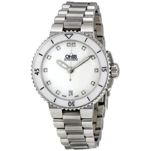 Oris Aquis Diamond Ladies Watch 733-7652-4191MB 01 733 7652 4191-07 8 18 01P