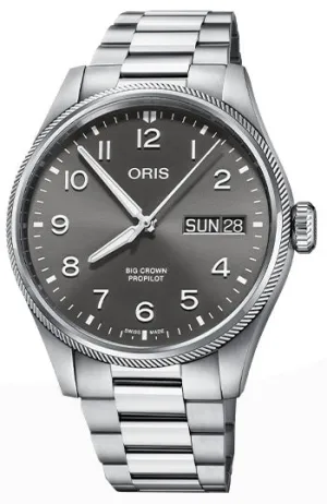 ORS Watch Big Crown ProPilot Big Day Date Bracelet