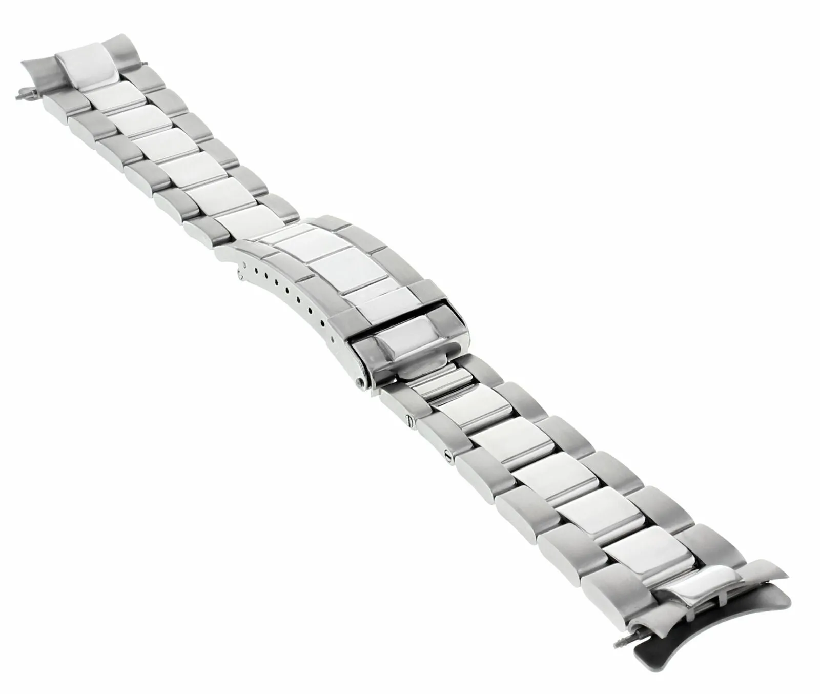 OYSTER WATCH BAND NEW STYLE FOR ROLEX DJ 16220 DAYTONA 16520 SHINY/CENTER F/L