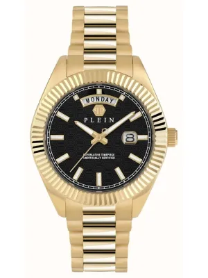 Philipp Plein Men 42 mm Size Black Dial Analog Watch - PWPNA0424