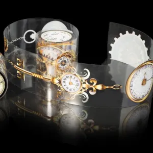 Pocket Watch Transparent Tape