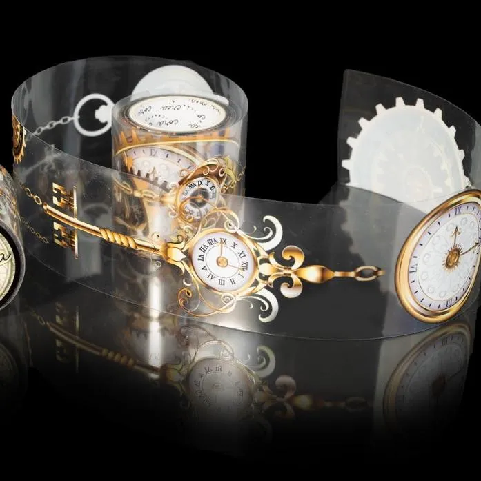 Pocket Watch Transparent Tape