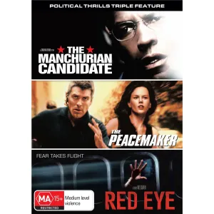 Political Thrills Triple (Manchurian Candidate/Peacemaker/Red Eye)