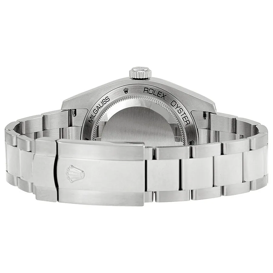 Rolex Milgauss White Dial Stainless Steel Oyster Bracelet Automatic Men's Watch 116400WSO