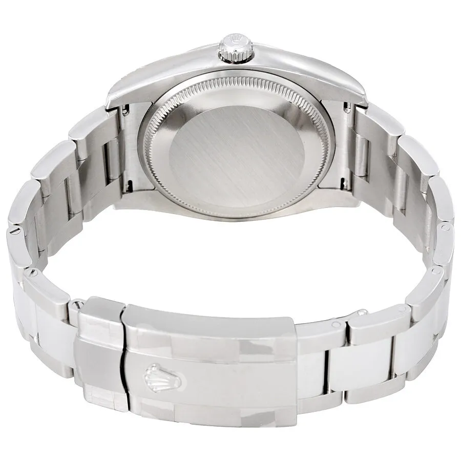 Rolex Oyster Perpetual Date 34 White Dial Stainless Steel Bracelet Automatic Men's Watch 115200WRO