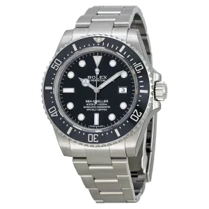Rolex Sea-Dweller 4000 Black Dial Stainless Steel Oyster Bracelet Automatic Men's Watch 116600BKSO