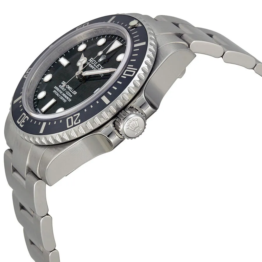 Rolex Sea-Dweller 4000 Black Dial Stainless Steel Oyster Bracelet Automatic Men's Watch 116600BKSO