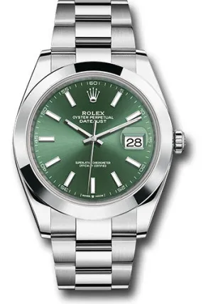 Rolex Steel Datejust 41mm Watch 126300 mgio