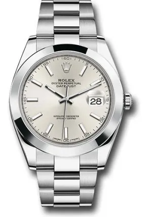 Rolex Steel Datejust 41mm Watch 126300 sio