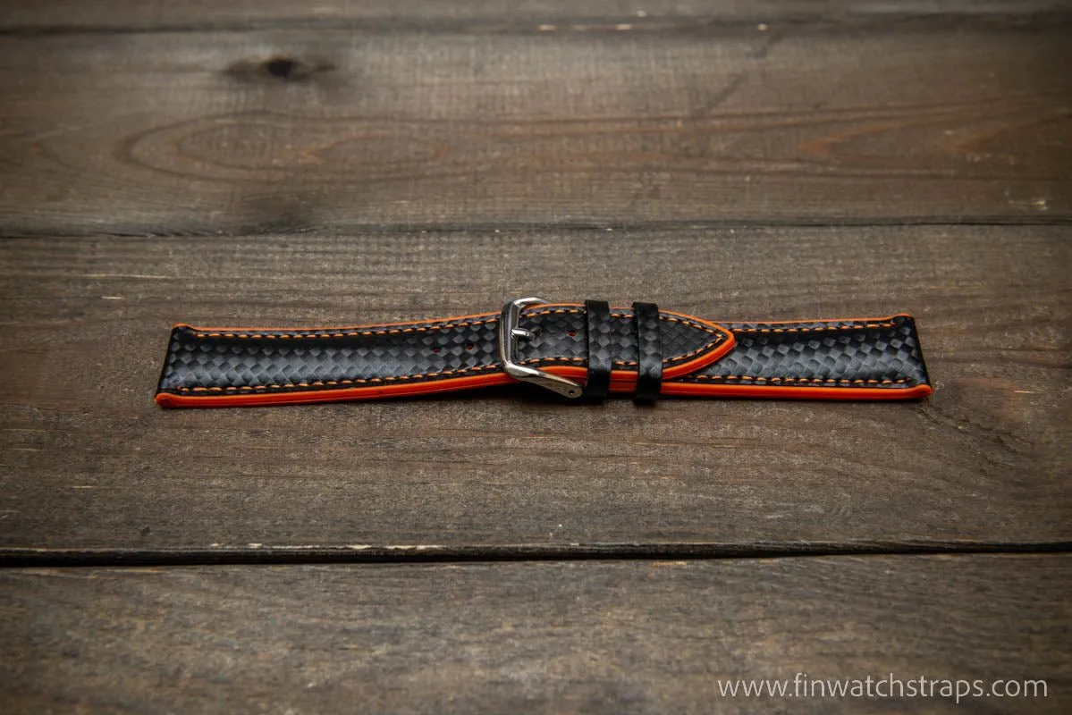 Rubber FKM watch strap , waterproof 18 mm, 20 mm, 22 mm, 24 mm.