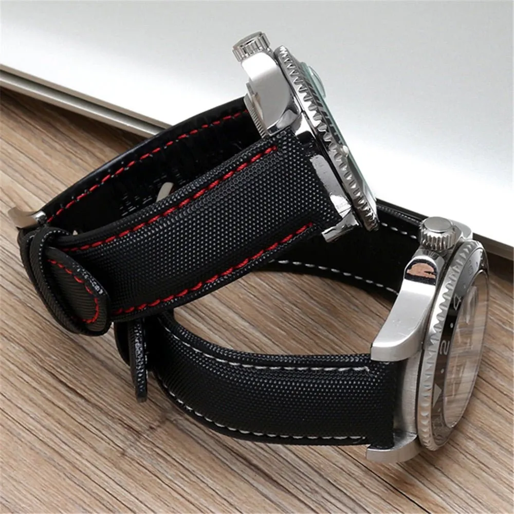 Rubber FKM watch strap , waterproof 18 mm, 20 mm, 22 mm, 24 mm.