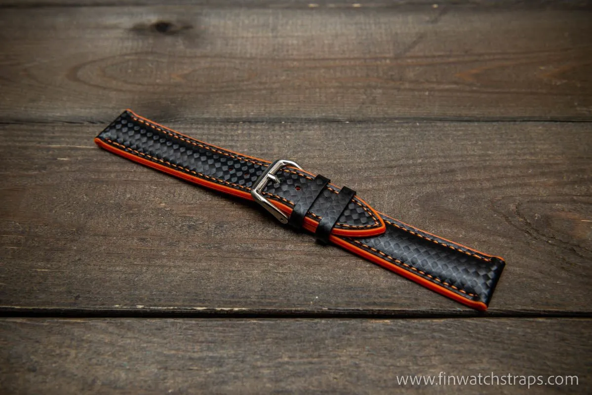 Rubber FKM watch strap , waterproof 18 mm, 20 mm, 22 mm, 24 mm.