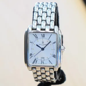 SAINT HONORE Paris Manhattan Watch Date Indicator ALL S.S. Wristwatch Swiss Made