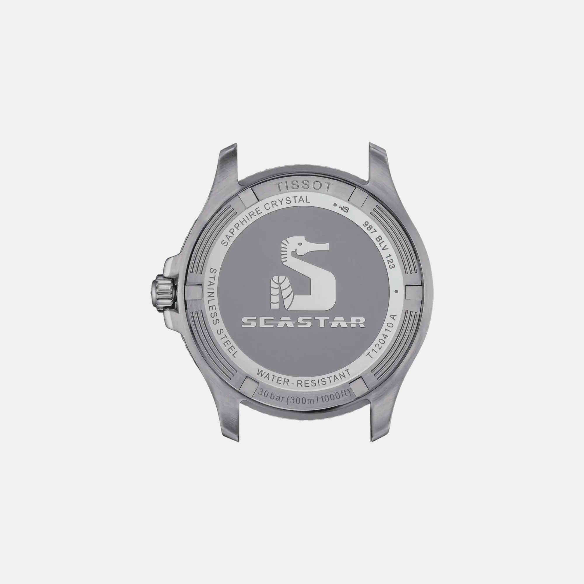 Seastar Men Black Analog Stainless Steel Watch T1204102205100
