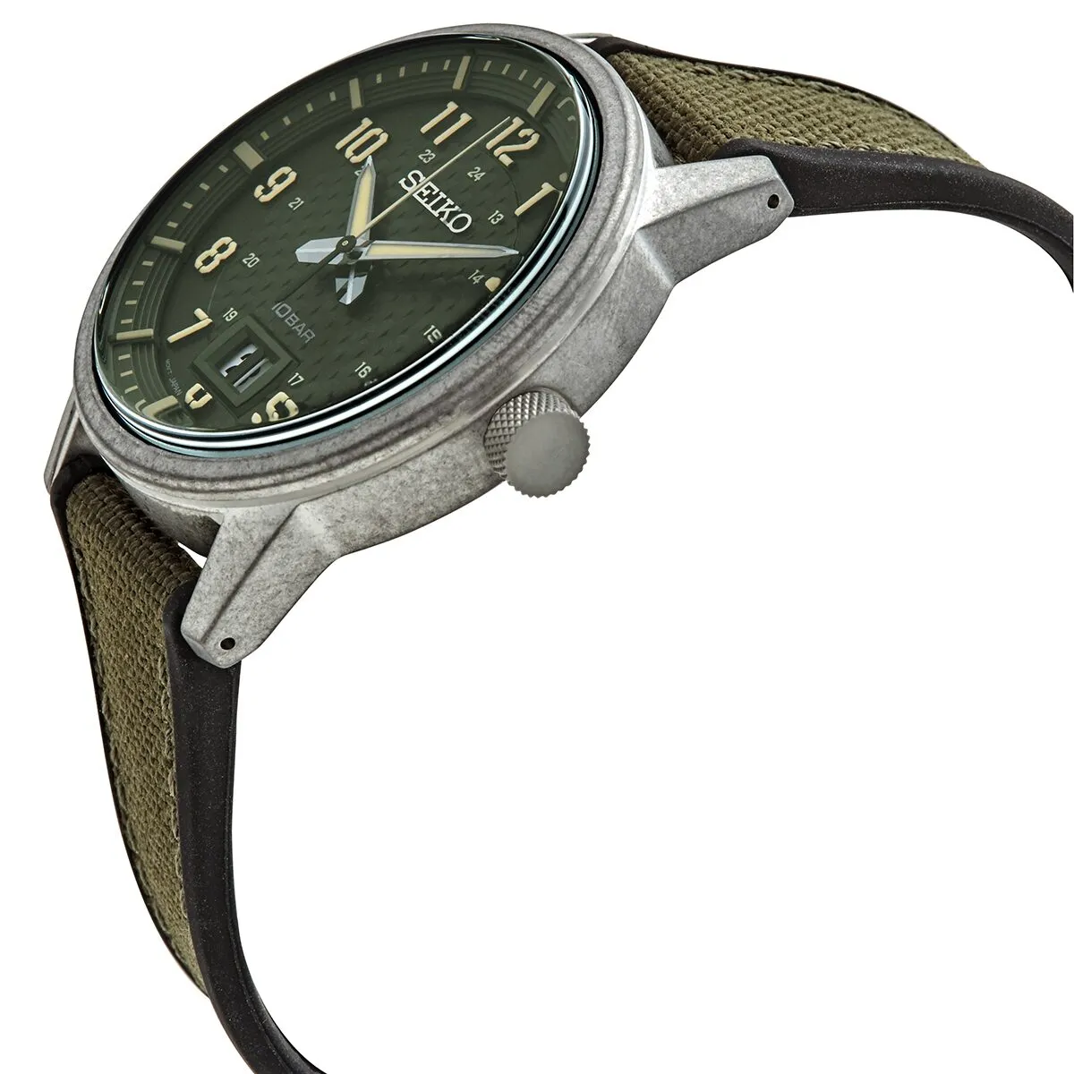 Seiko Conceptual Quartz Green Dial Men's Watch SUR323