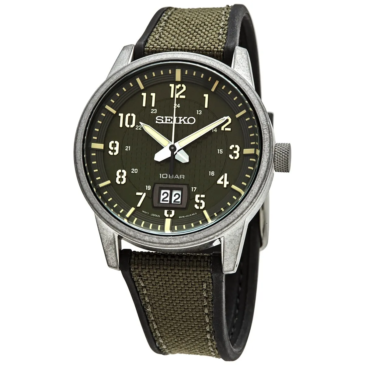 Seiko Conceptual Quartz Green Dial Men's Watch SUR323