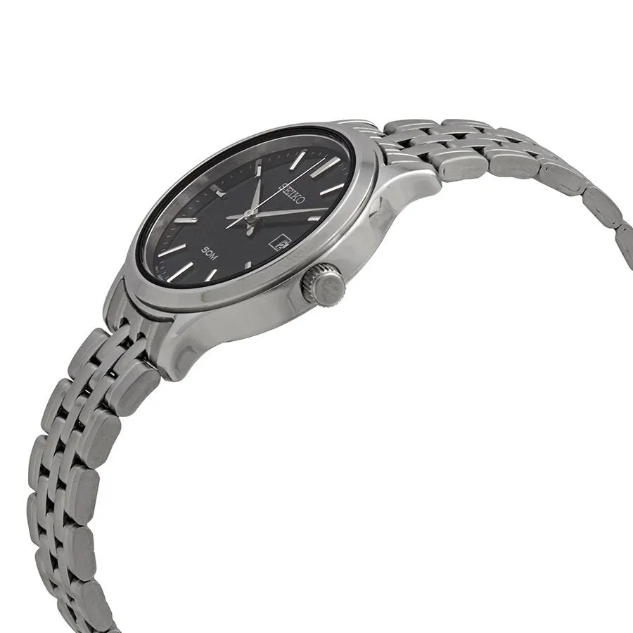 Seiko Neo Classic Quartz Black Dial Ladies Watch SUR649P1