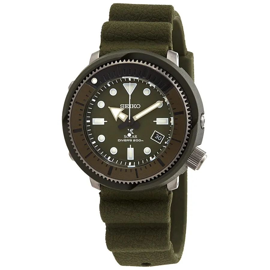 Seiko Prospex Green Dial Men's Watch SNE535