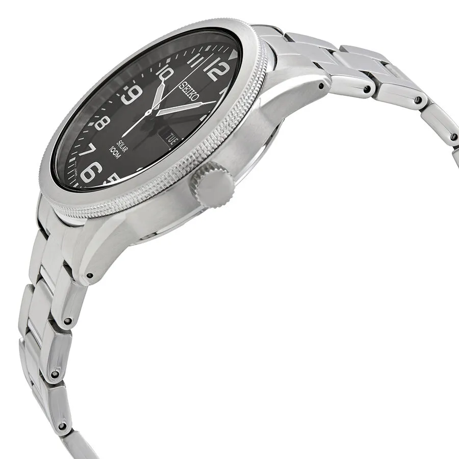 Seiko Solar Black Dial Men's Watch SNE471P1