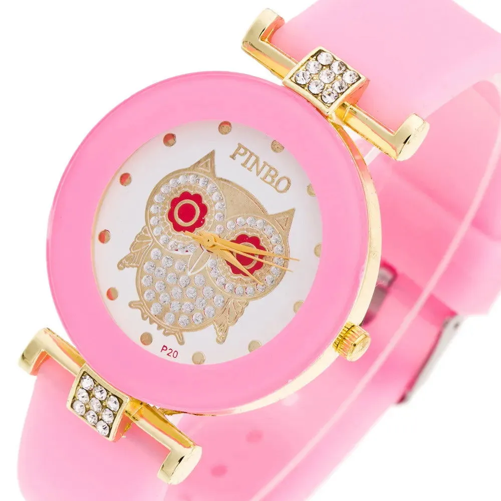 Simple Black White Quartz Watches Women Minimalist Design Silicone Strap Wristwatch Big Dial Women's Fashion Creative Watch