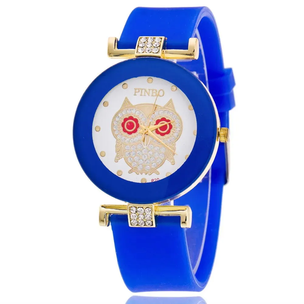 Simple Black White Quartz Watches Women Minimalist Design Silicone Strap Wristwatch Big Dial Women's Fashion Creative Watch