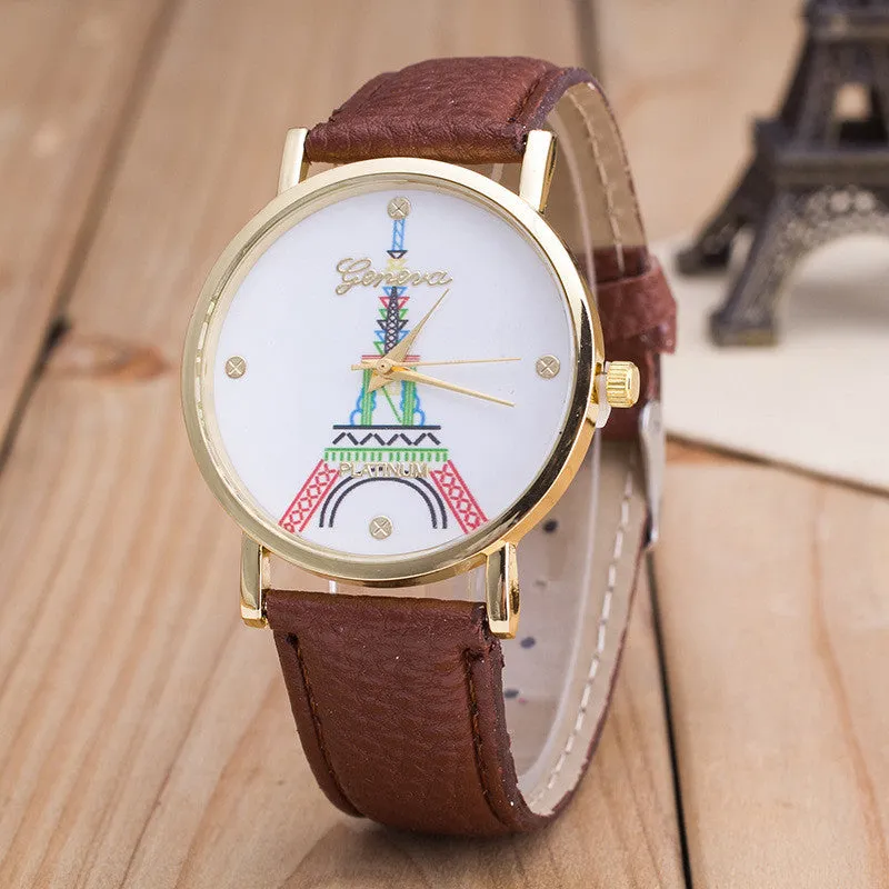 Simple Fashion The Eiffel Tower Watch