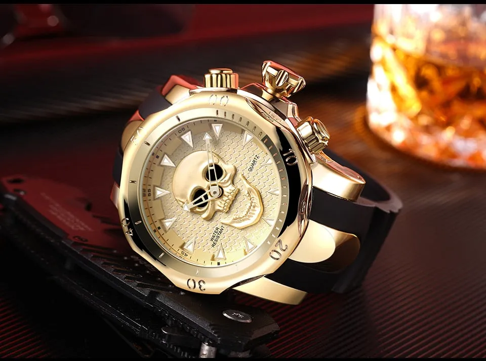 Skull Fashion Men's Wristwatch