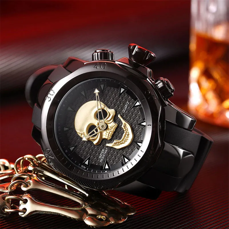 Skull Fashion Men's Wristwatch