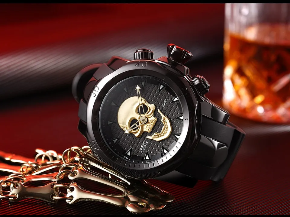 Skull Fashion Men's Wristwatch