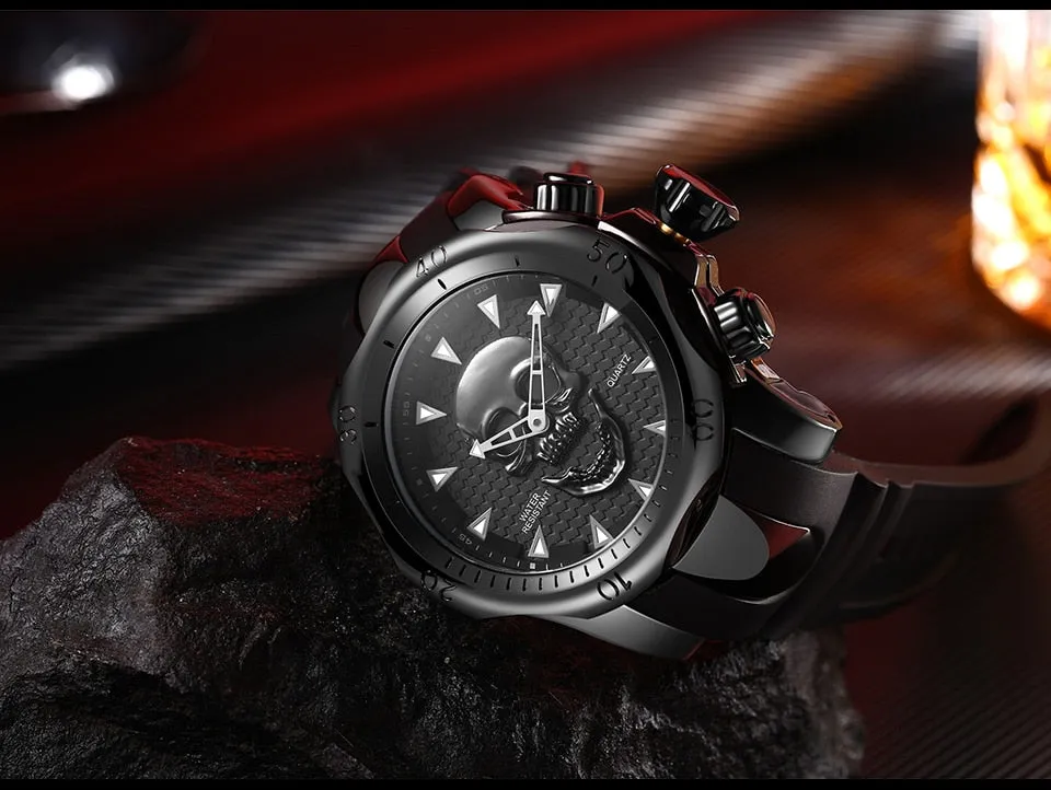 Skull Fashion Men's Wristwatch