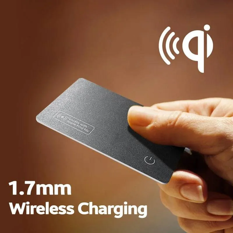 Smart ultra-thin mini GPS locator tracking device tag location wallet tracker