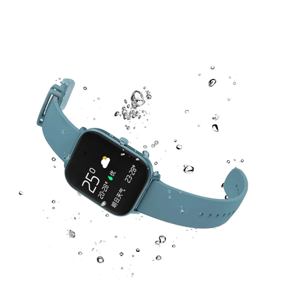 Smart Wrist Watch Set Premium 2X Waterproof Fitness Heart Rate Monitor Tracker P8 - Blue