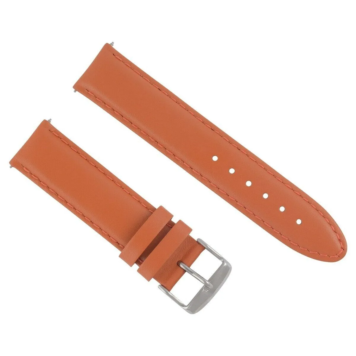 SMOOTH LEATHER WATCH BAND STRAP FOR LONGINES WATCH - 22MM