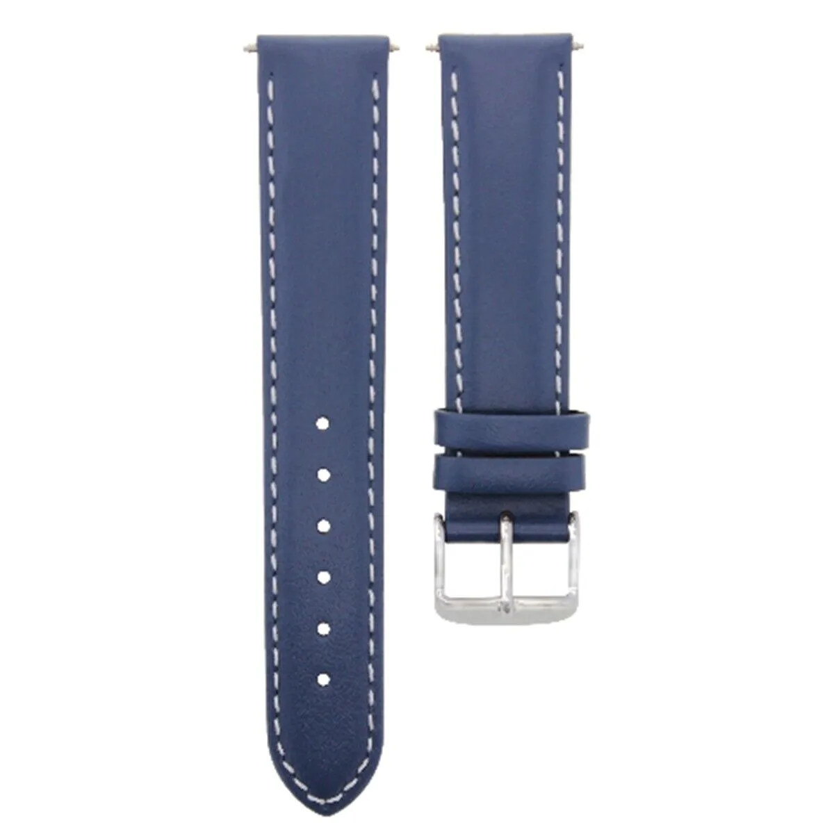 SMOOTH LEATHER WATCH BAND STRAP FOR LONGINES WATCH - 22MM