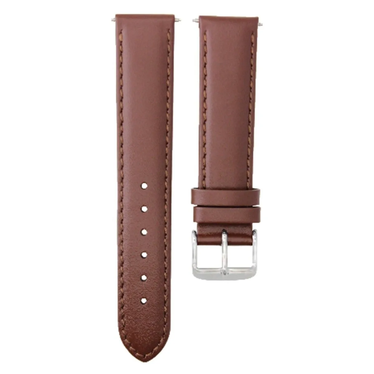 SMOOTH LEATHER WATCH BAND STRAP FOR LONGINES WATCH - 22MM