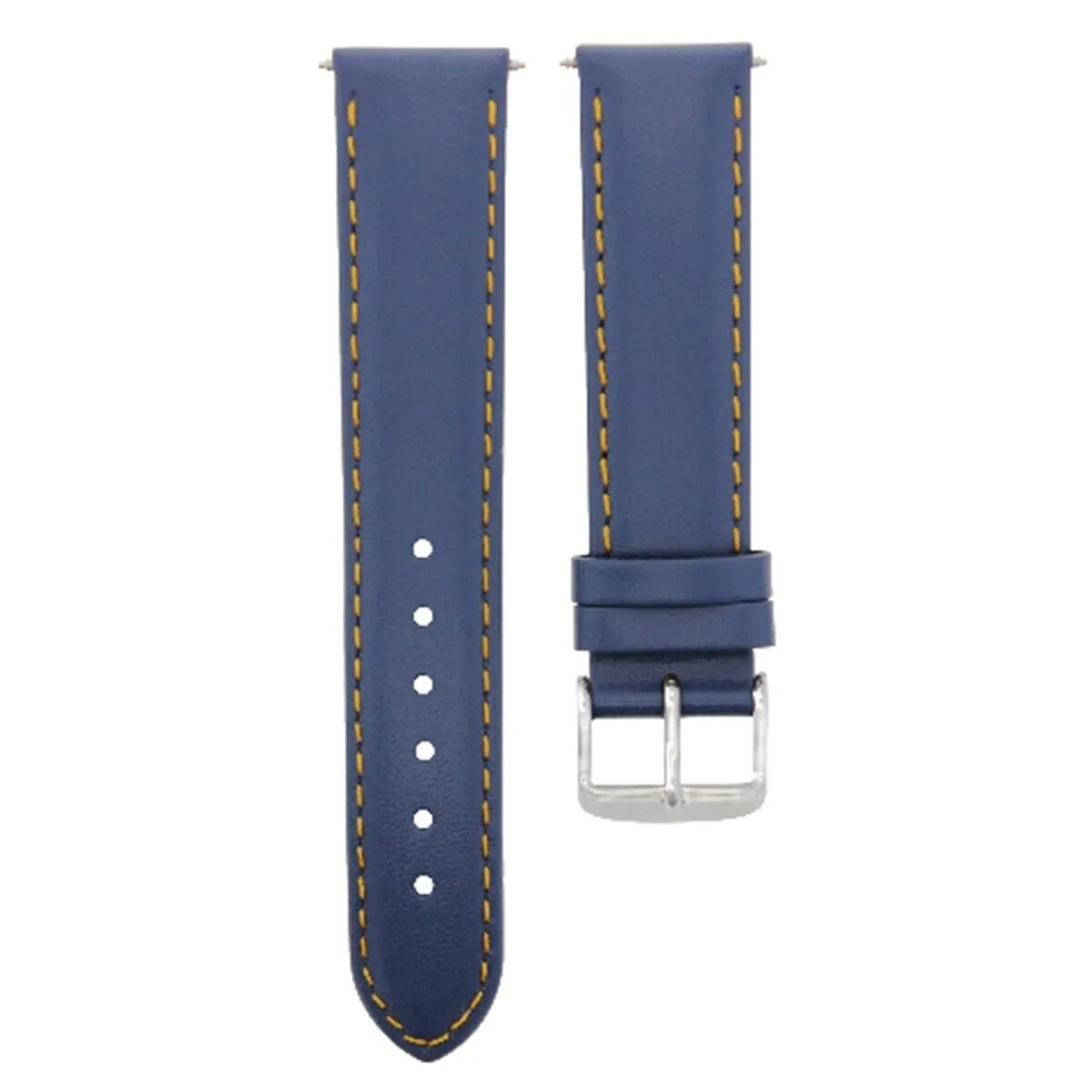 SMOOTH LEATHER WATCH BAND STRAP FOR LONGINES WATCH - 22MM