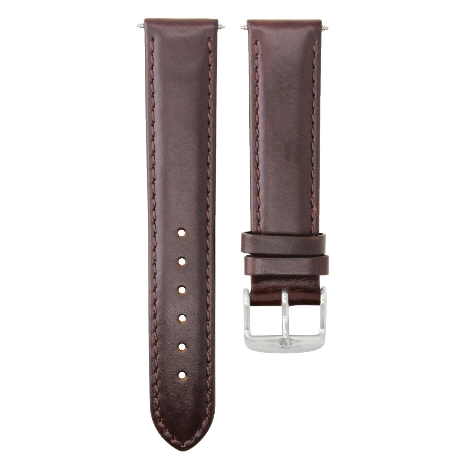 SMOOTH LEATHER WATCH BAND STRAP FOR LONGINES WATCH - 22MM