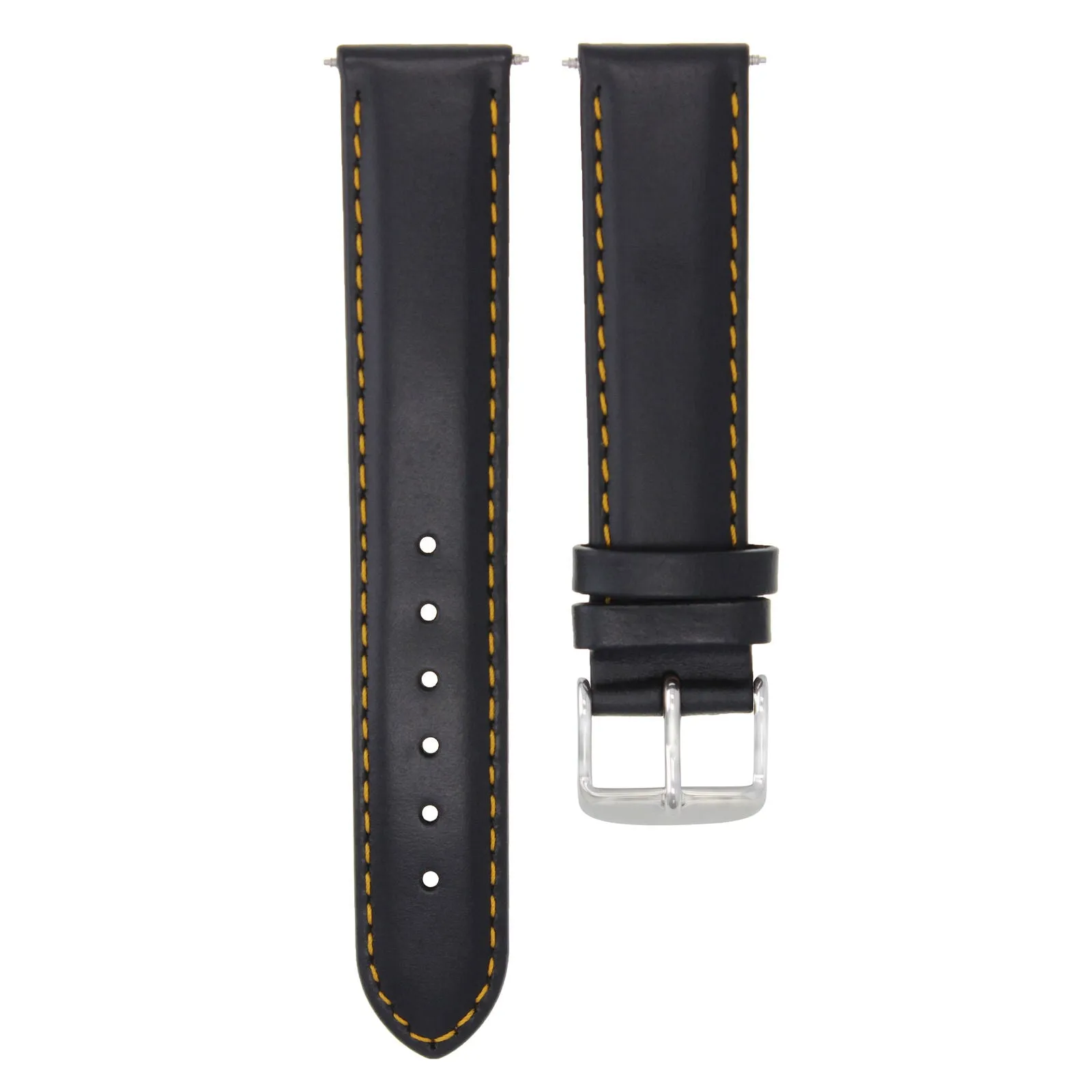 SMOOTH LEATHER WATCH BAND STRAP FOR TUDOR WATCH - 22MM