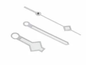 SNOW FLAKE WATCH HAND FOR TUDOR MOVEMENT ETA 2784-2, 2728 , 2776, 2846 SILVER
