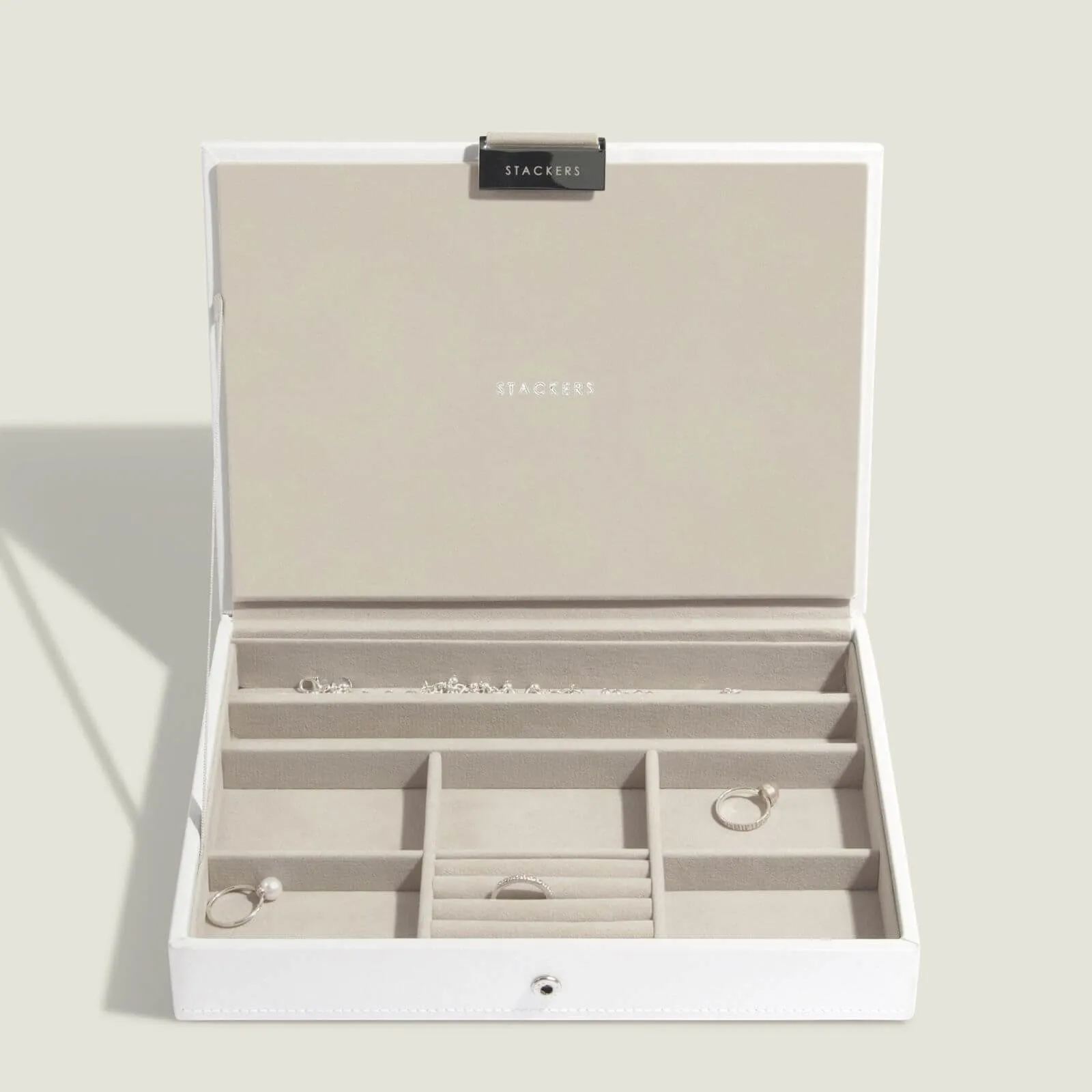 Stackers Classic Jewellery Box (Set) - White