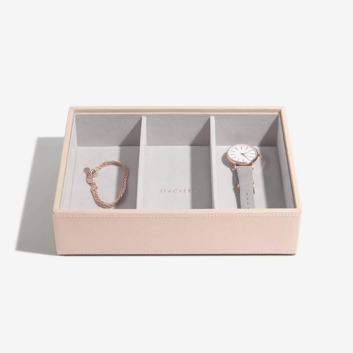 Stackers Classic Jewellery Box (Watch Layer) - Blush Pink